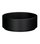 Photo: OKE Counter Top Ceramic Washbasin Ø 40 cm, black matt