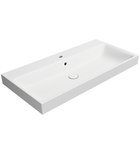 Photo: NUBES ceramic washbasin 100x50cm, white matt