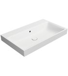 Photo: NUBES ceramic washbasin 80x50cm, no tap hole, white matt
