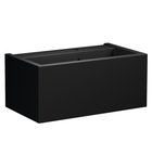 Photo: KANAAL umywalka ceramiczna 80x46,5cm, czarny mat