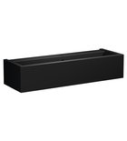 Photo: KANAAL umywalka ceramiczna 120x40cm, czarny mat