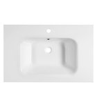 Photo: ARECA Gussmarmor-Waschbecken, 81x51,5cm, Weiß