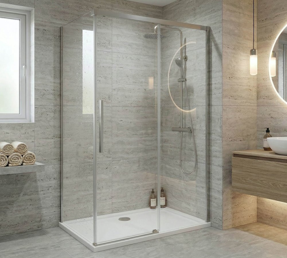 Gelco LUXOR boční stěna 900mm, čiré sklo GU5690CH