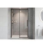 Photo: LUXOR BLACK Duschtür 1100 mm, Klarglas