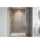 Photo: LUXOR GOLD MATT Duschtür 1000mm, Klarglas