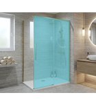 Photo: LUXOR GOLD MATT Seitenwand 800mm, Klarglas