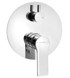 Photo: PAX podomietková sprchová batéria, 2 výstupy, otočný prepínač, chróm