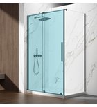 Photo: SPIRIT BLACK Seitenwand 900mm, Klarglas