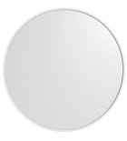 Photo: NOTION SLIM kulaté zrcadlo v&nbsp;rámu ø 80cm, bílá mat