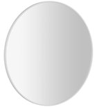Photo: NOTION SLIM okrągłe lustro w ramie, średnica 80cm, biały mat