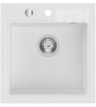 Photo: Granite kitchen mono sink, 50x52cm, white