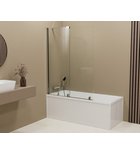 Photo: ROLLS bath Screen 1400x1500mm, clear glass