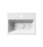 Photo: NUBES ceramic washbasin 36x28cm, white matt
