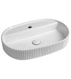 Photo: SINTESI umywalka ceramiczna nablatowa, 60x40cm, biała