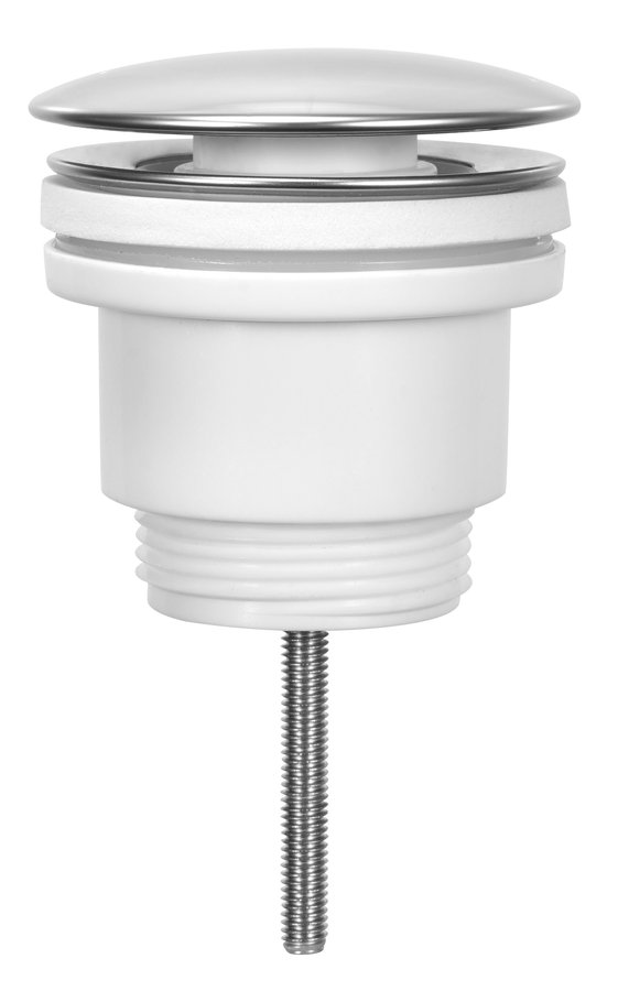 Umyvadlová výpust 5/4“, click-clack, velká zátka, 5-46mm, ABS/chrom TF5001
