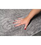 Photo: RIST bathroom mat, 50x80cm, 100% polyester, non-slip, black