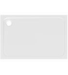 Photo: ELZA cast marble shower tray, rectangle 120x90cm, white