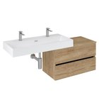 Photo: ODETTA Unterschrank für das Waschbecken AQUATIC 150x61,5x46cm, Eiche Alabama
