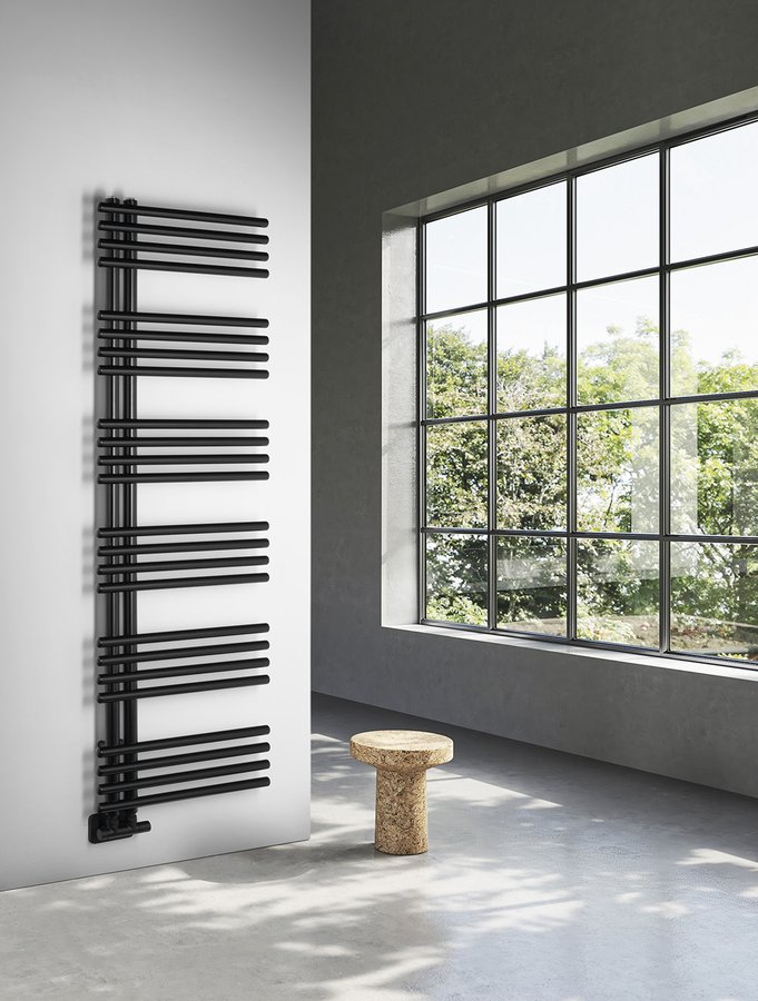 Sapho NYMPHA otopné těleso 500x1520mm, černá mat LLN152B