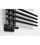 Photo: NYMPHA bathroom radiator 500x1520mm, black matt