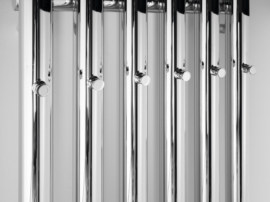 Sapho PILON otopné těleso 418x1800mm, se šesti háčky pro ručník, chrom IZ130T