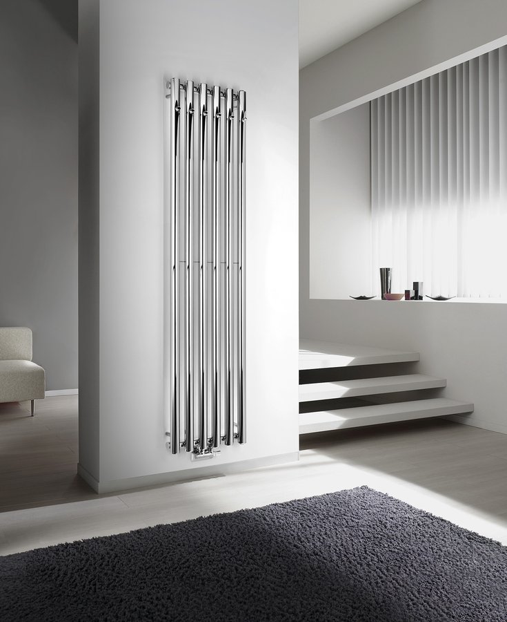 Sapho PILON otopné těleso 418x1800mm, se šesti háčky pro ručník, chrom IZ130T