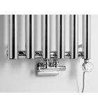 Photo: PILON Badheizkörper 270x1800mm, mit 6 Haken, Chrom