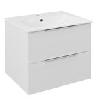 Photo: CIRASA Unterschrank 59,2x52x46cm, weiß Glanz