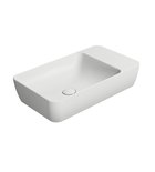 Photo: MODO ceramic washbasin on the board 60x35cm, no tap hole, white matt
