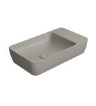 Photo: MODO ceramic washbasin on the board 60x35cm, no tap hole, tortora matt