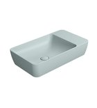 Photo: MODO ceramic washbasin on the board 60x35cm, no tap hole, ghiaccio matt