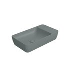 Photo: MODO ceramic washbasin on the board 60x35cm, no tap hole, agave matt