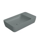 Photo: MODO ceramic washbasin on the board 60x35cm, no tap hole, agave matt