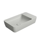 Photo: MODO ceramic washbasin on the board 60x35cm, no tap hole, cenere matt
