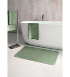 Photo: FUZZY bathroom mat, 100x60cm, 100% polyester, non-slip, green