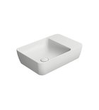 Photo: MODO ceramic washbasin on the board 50x35cm, no tap hole, white matt