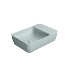 Photo: MODO ceramic washbasin on the board 50x35cm, no tap hole, ghiaccio matt