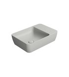 Photo: MODO ceramic washbasin on the board 50x35cm, no tap hole, cenere matt