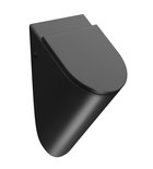 Photo: COMMUNITY back inlet urinal with lid holes, 31x61cm, black matt