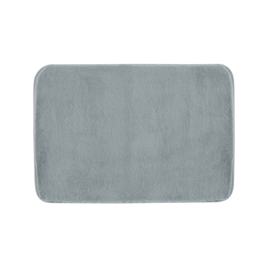 FUZZY koupelnová předložka, 60x100cm, 100% polyester, protiskluz, šedá 96FY100608