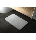 Photo: FUZZY bathroom mat, 100x60cm, 100% polyester, non-slip, grey