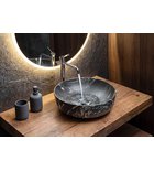 Photo: RONDEA umywalka ceramiczna nablatowa średnica 41cm, carnico marmor