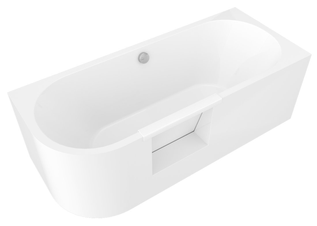 PORTAS R asymetrická vana s dvířky, 180x75x60cm, bílá 75561