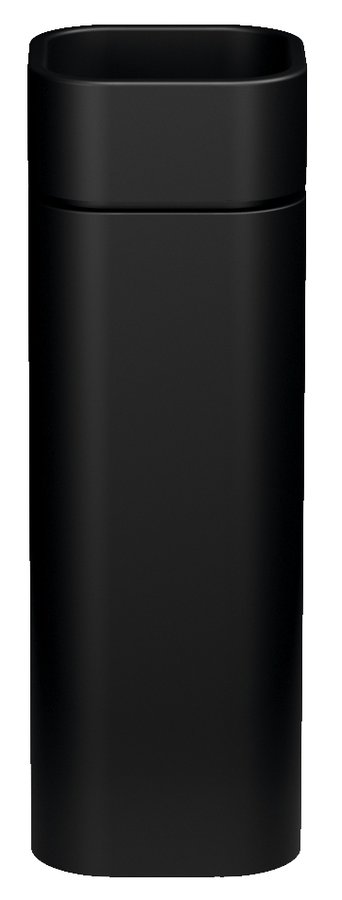 HAKO keramické umyvadlo ke stěně, 30x88,5x30cm, černá mat 554331-1