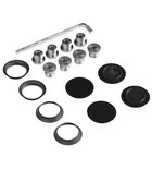 Photo: TRINITY montážna sada pre pántov, čierna mat