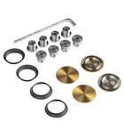 Photo: TRINITY montážna sada pre pántov, zlato mat