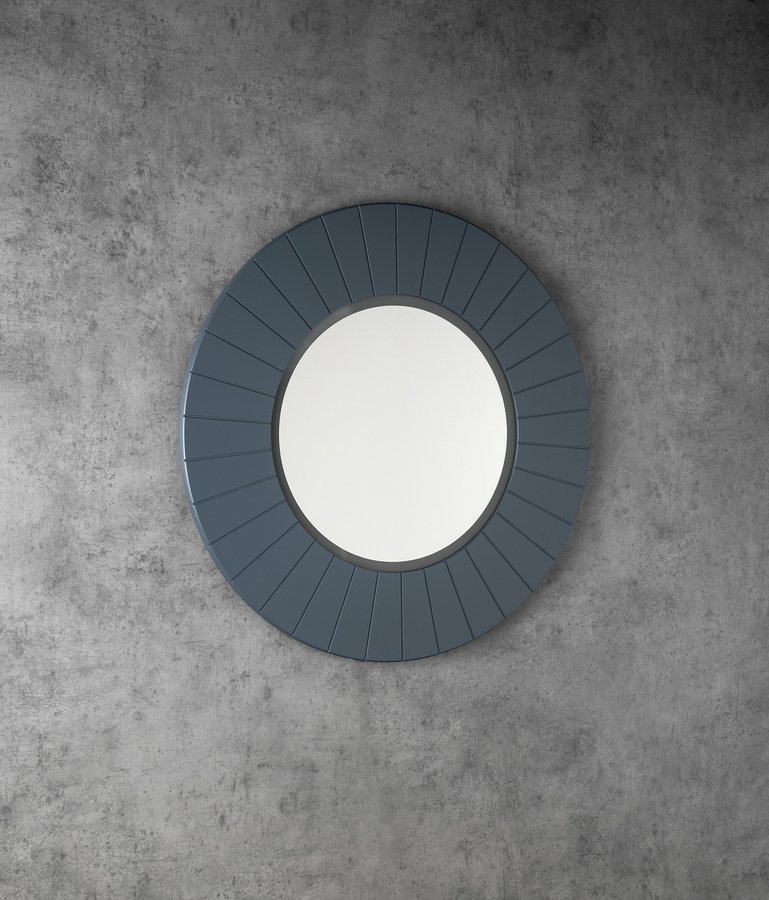 Sapho LUMIRO STRIP kulaté zrcadlo s LED osvětlením v rámu ø 90cm, siena LR950-4242S