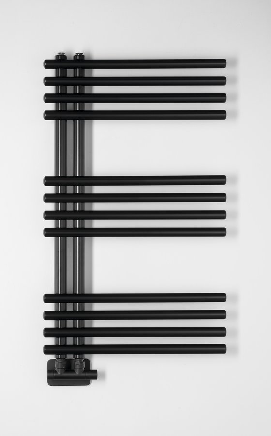 Sapho NYMPHA otopné těleso 500x800mm, černá mat LLN80B