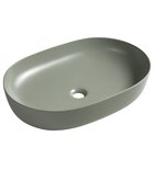 ARDEA countertop ceramic washbasin, 60,5x41,5cm, verde Photo: ARDEA countertop ceramic washbasin, 60,5x41,5cm, verde