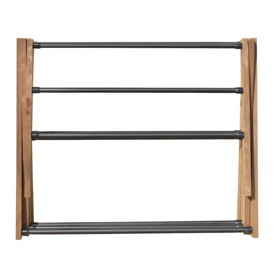 Aqualine CIKCAK skládací stojan na ručníky 73x97x39cm, jasan SP621